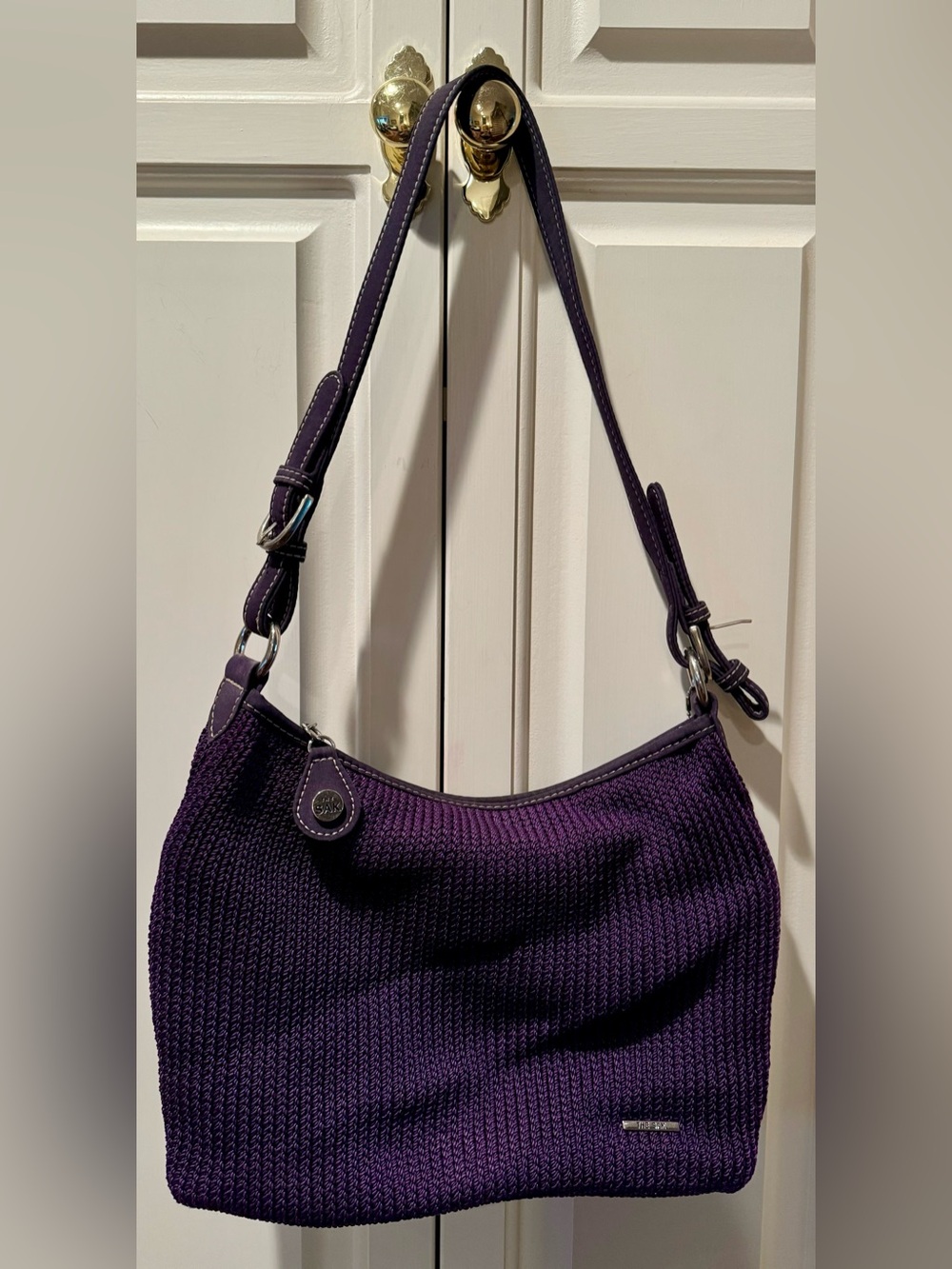 The SAK Deep Purple Shoulder Purse